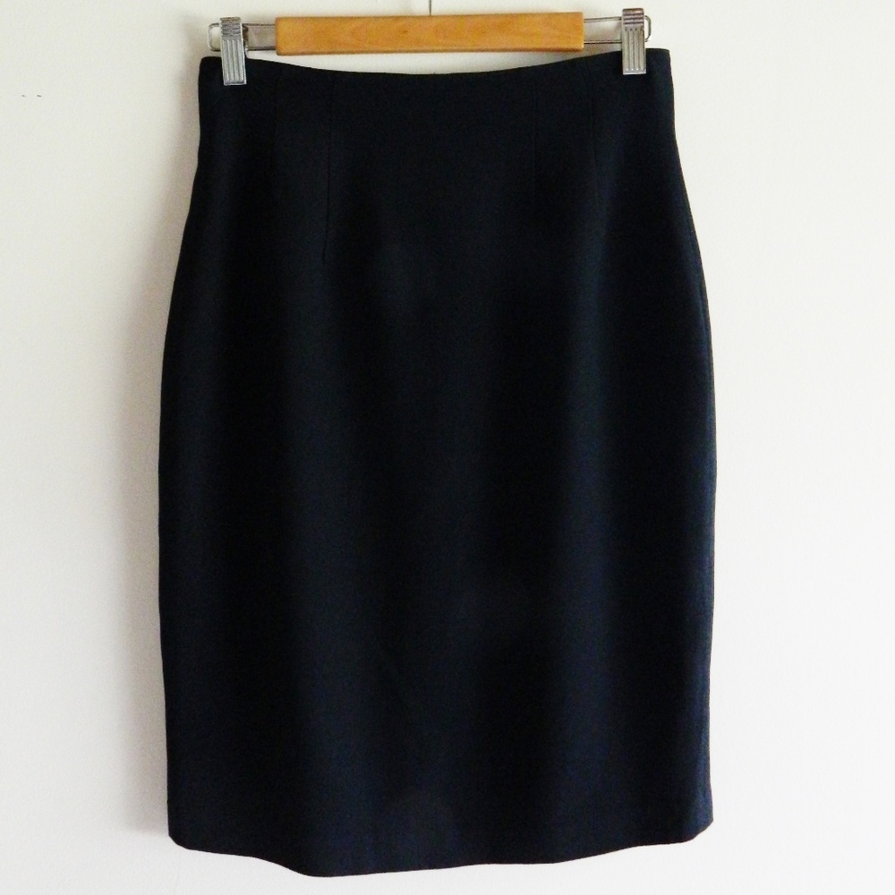 Kenar Petite Black Pencil Skirt